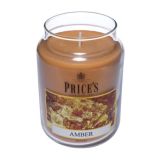 DIŠEČA SVEČA PRICE'S LARGE JAR AMBER