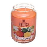 DIŠČEA SVEČA PRICE'S LARGE SICILIAN CITRUS