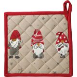 PRIJEMALKA EH ZA VROČO POSODO BOŽIČNI MOTIV 20X20CM