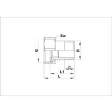 PRIKLJUČNI PRIBOR KOVINA HOLANDSKI PRIKLJUČEK DN25 PLOSKO TESNENJE