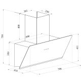 POŠEVNA STENSKA NAPA SICCABO PRIMA BLACK 80 A