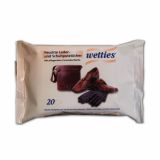 PRIPOMOČEK ZA ČIŠČENJE BANEX VLAŽNE KRPICE ZA ČIŠČENJE USNJA Z VOSKOM 20/1