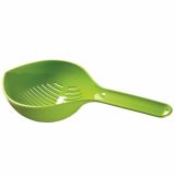 PRIPOMOČEK ZA ODCEJANJE CURVER CEDILO Z ENIM ROČAJEM 32.3X6.8X14 CM ZELENO