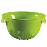 PRIPOMOČEK ZA ODCEJANJE CURVER CEDILO Z DVEMA ROČAJEMA 26X13.2X23 CM PVC ZELENO