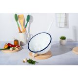 PRIPOMOČEK ZA ODCEJANJE METALAC CEDILO Z ROČAJEM 20 CM 2.5 LIT RETRO