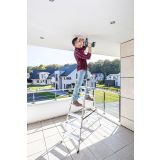 PROSTOSTOJEČA LESTEV KRAUSE MONTO DOPPLO 2X8 STOPNIC 1.7M DELOVNA VIŠINA 3.3M