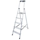 PROSTOSTOJEČA LESTEV KRAUSE MONTO 1X5 STOPNIČNA 1.65M DELOVNA VIŠINA 3.05M