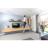 PROSTOSTOJEČA LESTEV KRAUSE MONTO 1X5 STOPNIČNA 1.65M DELOVNA VIŠINA 3.05M