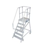 PROSTOSTOJEČA LESTEV KRAUSE STABILO PREMIČNI PODEST 6 STOPNIC BREZ ROČAJEV/OGRAJE