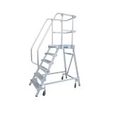 PROSTOSTOJEČA LESTEV KRAUSE STABILO PREMIČNI PODEST 6 STOPNIC BREZ ROČAJEV/OGRAJE