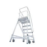 PROSTOSTOJEČA LESTEV KRAUSE STABILO PREMIČNI PODEST 6 STOPNIC BREZ ROČAJEV/OGRAJE