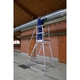 PROSTOSTOJEČA LESTEV KRAUSE STABILO PREMIČNI PODEST 7STOPNIC ENOSTRANSKI BREZ ROČAJEV