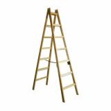PROSTOSTOJEČA LESTEV PLEVČAK 2X7 STOPNIC LESENA 250 CM