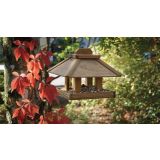 VRTNARSKI PRIPOMOČEK PTIČJA HIŠICA RJAVA PLEXI 29X29X24 CM