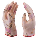 GUMENE ROKAVICE PU ROZA Z VZORCEM ŠT.7