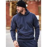 PULOVER BISLEY S KAPUCO IZ FLISA MODRA ŠT. 4XL