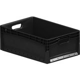EUROBOX ZABOJNIK SURPLUS PVC 60X40X22 CM - ČRN