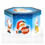 PVC BUNKA GLOSSTYLE BUNKE V ŠKATLI 14 KOSOV 5 CM 7 POSUTIH, 7 GLADKIH