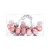 PVC BUNKA GLOSSTYLE BUNKICE NA ŽICI 2 CM 2/1 ROZA