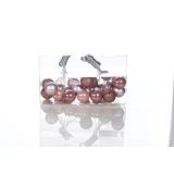 PVC BUNKA GLOSSTYLE MINI BUNKICE NA ŽICI 20MM 2/1 ROZA