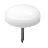 DRSNIK Z ŽEBLJIČKOM HETTICH DIY FI 20X20 MM, BELA, V ZAVOJU JE 8 KOS