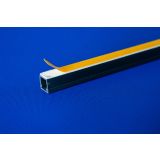 PVC KANAL NIK-11S 10X10 2M ANTRACIT SAMOLEPILNI