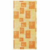 PVC KOPALNIŠKA PREPROGA BACCHETTA DECOFLEXY RUMENO ORANŽNI LISTI 65 CM