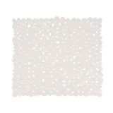PVC KOPALNIŠKA PREPROGA MSV STONES 53X53 CM BELA