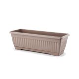 PVC KORITO Z VODNO REZER. BLUMAX MEDITERAN 82CM MOCCA S PODSTAVKOM