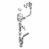 PVC SIFON ZA KORITO KOVINOPLASTIKA LOŽ ENOJNI 1XS 114-PP