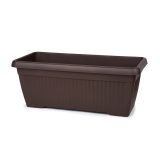 PE ZUNANJE KORITO BLUMAX MEDITERAN MAXI 100X40 CM RJAVA