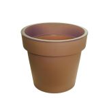 PE ZUNANJI LONEC BLUMAX MELROSE RINGO S KOLESI IN VODNO REZERVO 50CM MOCCA