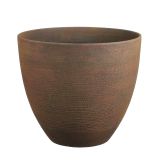 PE ZUNANJI LONEC MICA BRAVO BARVA ZEMLJE REBRAST - V39.5XD45CM