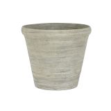 PE ZUNANJI LONEC MICA LIMA OKROGEL SVETLO SIV - V27XD31CM