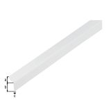 KOTNI PROFIL ALBERTS PVC, 20X20X1.5X1000 MM SAMOLEPLJIV, BEL