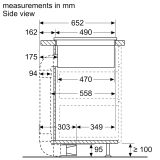 VGRADNA PLOŠČA Z NAPO BOSCH PVQ731F15E Z INTEGRIRANO NAPO