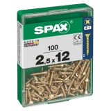 UNIVERZALNI VIJAK SPAX PZ 2.5X12 YELLOX A2G V ZAVITKU 100KOS