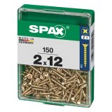 UNIVERZALNI VIJAK SPAX PZ 2X12 YELLOX A2G V ZAVITKU 150KOS