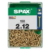 UNIVERZALNI VIJAK SPAX PZ 2X12 YELLOX A2G V ZAVITKU 150KOS