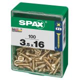 UNIVERZALNI VIJAK SPAX PZ 3.5X16 YELLOX A2G V ZAVITKU 100KOS