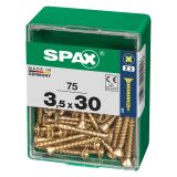 UNIVERZALNI VIJAK SPAX PZ 3.5X30 YELLOX A2G V ZAVITKU 75KOS