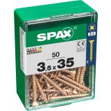 UNIVERZALNI VIJAK SPAX PZ 3.5X35 YELLOX A2G V ZAVITKU 50KOS