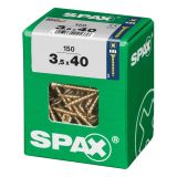 UNIVERZALNI VIJAK SPAX PZ 3.5X40 YELLOX A2G V ZAVITKU 150KOS