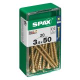 UNIVERZALNI VIJAK SPAX PZ 3.5X50 YELLOX A2G V ZAVITKU 20KOS
