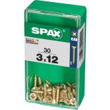 UNIVERZALNI VIJAK SPAX PZ 3X12 YELLOX A2G V ZAVITKU 30KOS