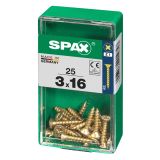 UNIVERZALNI VIJAK SPAX PZ 3X16 YELLOX A2G V ZAVITKU 25KOS