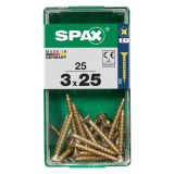 UNIVERZALNI VIJAK SPAX PZ 3X25 YELLOX A2G V ZAVITKU 25KOS