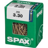 UNIVERZALNI VIJAK SPAX PZ 3X30 YELLOX A2G V ZAVITKU 250KOS