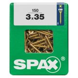 UNIVERZALNI VIJAK SPAX PZ 3X35 YELLOX A2G V ZAVITKU 150KOS