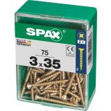 UNIVERZALNI VIJAK SPAX PZ 3X35 YELLOX A2G V ZAVITKU 75KOS